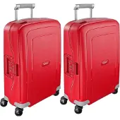Samsonite S'Cure Spinner 55cm Crimson Red Duo Kofferset