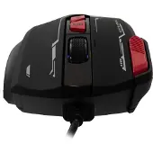 Baracuda Gaming Mouse MANTA, 8D, 12800 dpi,Black (BGM-041)