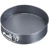 Westmark Backform Back Klassiker, mit Flachboden, aus Stahl, Ø 26 cm, anthrazit, antihaftbeschichtet, Springform