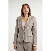 Josephine & Co Alix Blazer Mocca Stripe Größe: 34 | Outlet | Damen