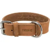 Trixie Rustic Vetleer Halsband Hond Heartbeat Bruin