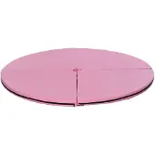 HOMCOM TANZSTANGENMATTE, Ø 150cm Stangentanz Schutzmatte, 5 cm dick Pole Dance Matte