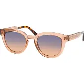 Lacoste Damen Sonnenbrille L6070S - Hellbraun mit Farbverlauf, blau-braune Gläse