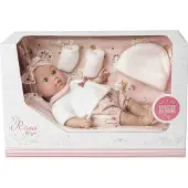 Rosa Toys Baby-Puppe reborn Lara Schrei-Decke