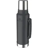 Stanley The Legendary Classic Bottle 2.0 1.5QT, Black 10-11347-121 Thermosflasche mit Deckel und Becher, 1.4 L