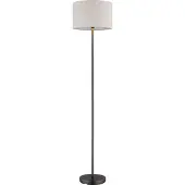 Globo Stehlampe Thea, creme / amber, für Wohn- / Esszimmer, Textil / Stoff / Seide, Skandinavisch, Stehlampe