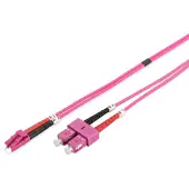 Digitus LWL Multimode Patchkabel, OM4, LC / SC, 10 m, I-VH, OM4, LC, SC
