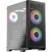 LC-Power LC-717B-ON, Midi Tower, PC, Weiß, ATX, micro ATX, Mini-ITX, Metall, Kunststoff, Gehärtetes Glas, Gaming
