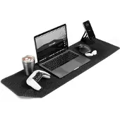 Deltahub Minimalistic Desk Pad -hiirimatto,, tummanharmaa