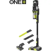 Ryobi 18 V ONE+ Brushless Akku-Staubsauger RASV18BL-0, 135 AW Saugleistung, Dual