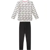 Sanetta Pyjama Homewear Bequem sitzend Pyjama Teenager lang Stars
