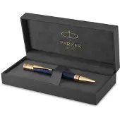Parker - Duofold Ballpoint Pen - Prestige Blue Chevron - Medium Point Black Ink