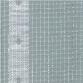KLASEBO Gerüstplane Bauplane 1,70 X 20m 200g/M Weiss Transluzent