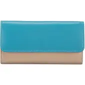 Mywalit Tri-fold Zip Wallet Geldbörse Leder 17 cm