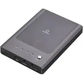 Renkforce RF-ENC-450 USB-C M.2 PCIe NVMe 2 Port Festplatten-Dockingstation mit Clone-Funktion
