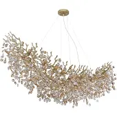 Globo Pendellampe Queena Gold 150 cm