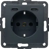 Berker S.1/B.X SSD M.2F.USB-C 20W ANT (48151606)