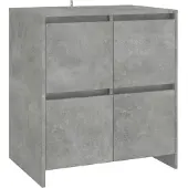 vidaXL Sideboard Betongrau 70x41x75 cm Holzwerkstoff