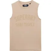 Superdry Sport Luxe Fitted ärmelloses T-shirt