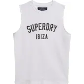 Superdry Sport Luxe Fitted ärmelloses T-shirt