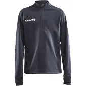 Craft Trainingsjacke Evolve Halfzip Kinder Asphalt-Größe 146