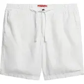 Superdry für Herren. M7110455A Merchant Store Leinenshorts weiß (XL), Lässig