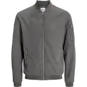 Jack & Jones Blouson "JJERUSH mit Stehkragen und Reißverschlusstaschen" ohne Kapuze unifarben, modisch, regular fit, Polyester