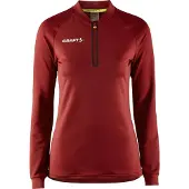 Craft Trainingsjacke Extend Half Zip Damen Rhubarb-M
