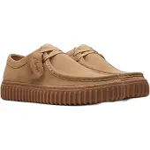 Clarks Schnürschuhe Torhill Lo Herren Dark Sand Suede-Schuhgröße 42