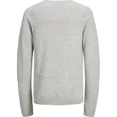 Jack & Jones Rundhalspullover "JJEHILL KNIT CREW NECK NOOS" Baumwolle, regular fit