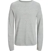 Jack & Jones Rundhalspullover "JJEHILL KNIT CREW NECK NOOS" Baumwolle, regular fit
