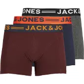 Jack & Jones Boxer "JAC Lichfield Trunks" Packung, 3 Stk. Baumwollmischung, elastischer Bund