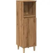 vidaXL Badschrank Artisan-Eiche 30x30x100 cm Holzwerkstoff