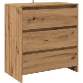 vidaXL Sideboard Artisan-Eiche 70x41x75 cm Holzwerkstoff