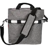 Klickfix Bikebasket Oval S, twist grau