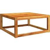 vidaXL Gartentisch 65x65x29 cm Massivholz Akazie