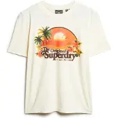 Superdry Travel Souvenir Relaxed Kurzarm-t-shirt