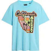 Superdry Neon Travel Graphic Loose Kurzarm-t-shirt