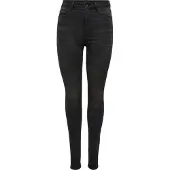 ONLY Royal Life Skinny Denim Bj13963 Hochtaillierte Jeans Schwarz XS / 34 Frau Schwarz XS