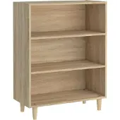 vidaXL Sideboard Sonoma-Eiche 69,5x32,5x90 cm Holzwerkstoff