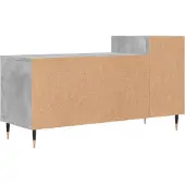 vidaXL TV-Schrank Betongrau 100x35x55 cm Holzwerkstoff