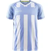 Craft Sportshirt Kinder Progress 2.0 Stripe Jersey Sky Blue/White-Größe 134