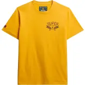 Superdry für Herren. M1012328A Lo Fi Outdoors Brust-T-Shirt gelb (S), Lässig, Baumwolle, Kurzarm