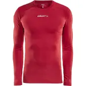 Craft Unterhemd Pro Control Compression LS Unisex Bright Red-L
