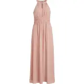 Vila Milina Halter Maxi ärmelloses Langes Kleid