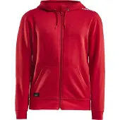 Craft Hoodie Community FZ Herren Bright Red-XS
