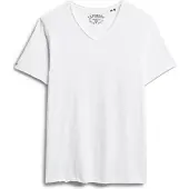 Superdry Raw Edge Slub V Kurzarm-t-shirt