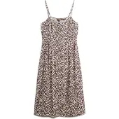 Superdry für Damen. W8011566A Print-Camikleid beige (M), Lässig, Tierdruck, Viskose, Ärmellos / Hosenträger