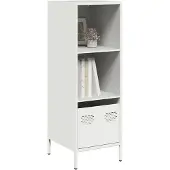 vidaXL Highboard Weiß 35x39x103,5 cm Stahl