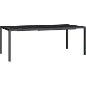 vidaXL Gartentisch Anthrazit 200x100x72 cm Stahl